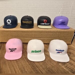 Lot of 7 Zuru Mini Brands Caps From Mini Brands Sneakers Series - Hats Only